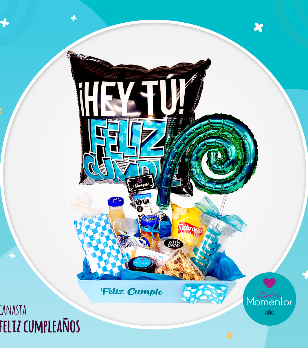 Canasta Feliz cumpleaños