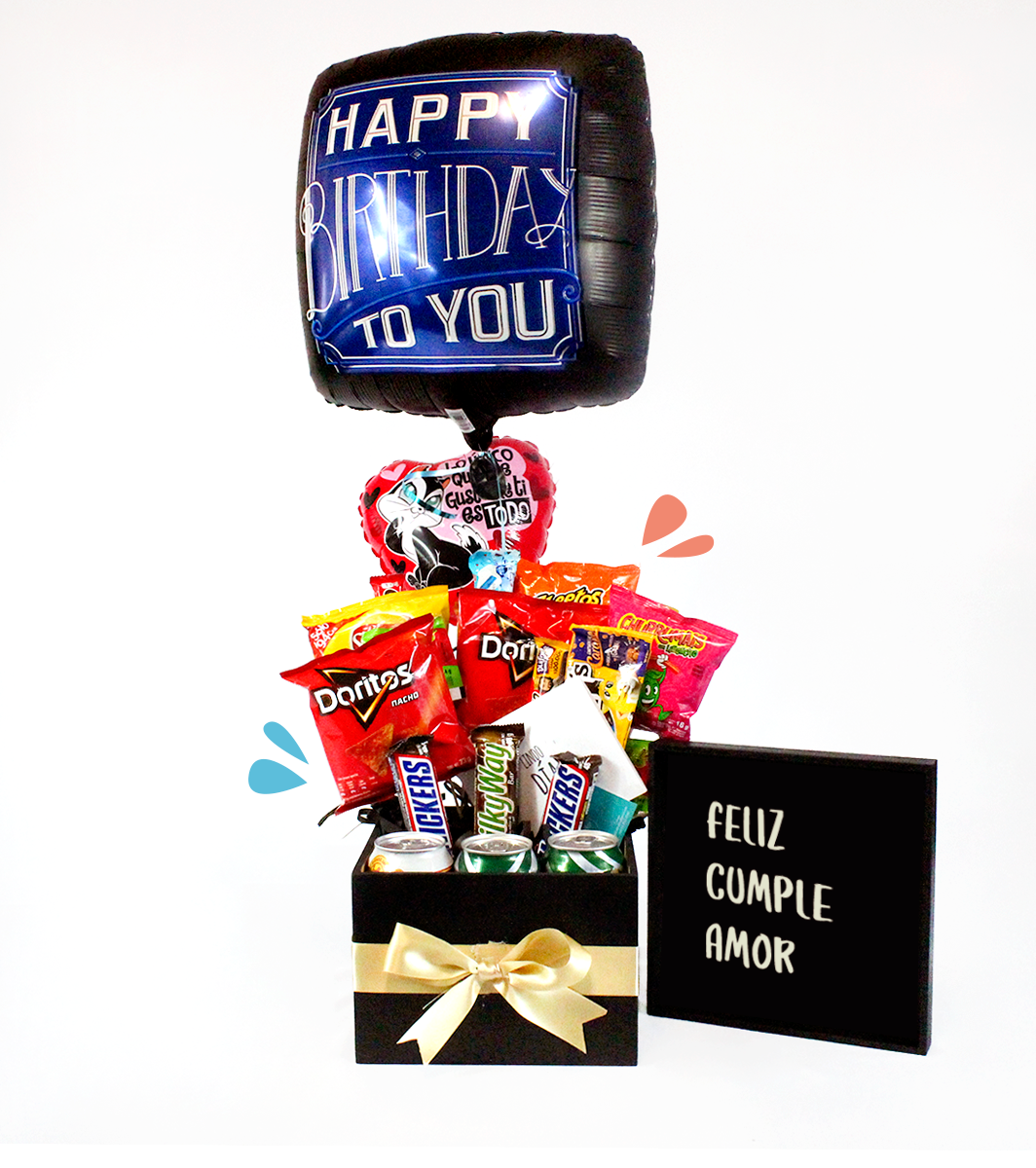 Caja Snaks cumpleaños