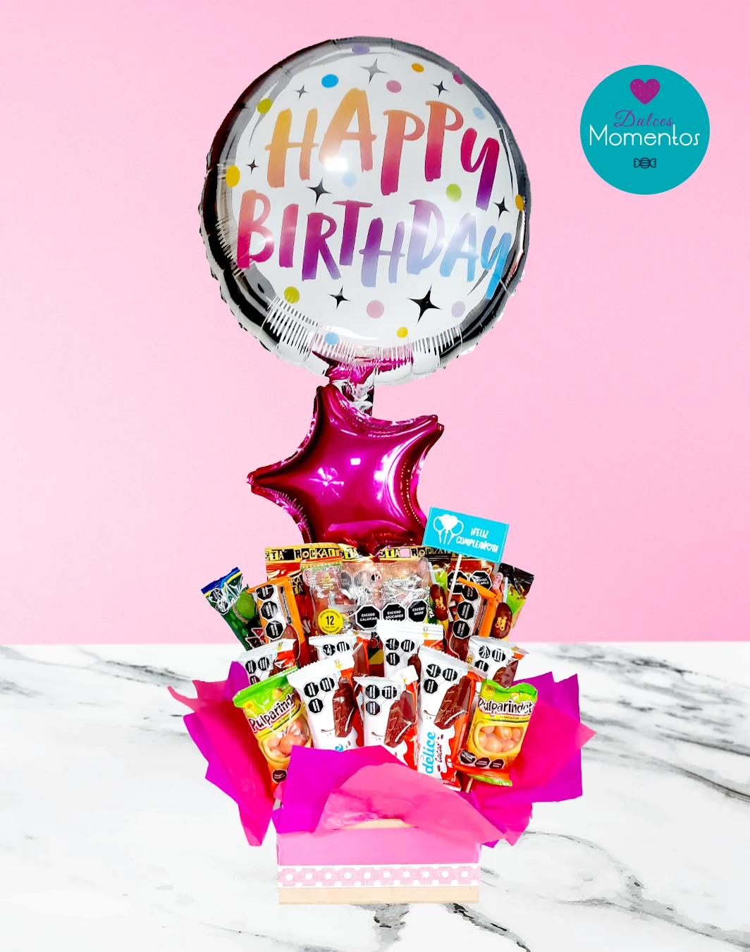 Bouquet de chocolates y dulces